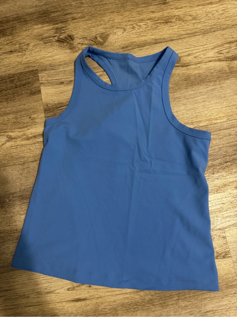 Lululemon Align waist-length Racerback tank top  light blue size 8